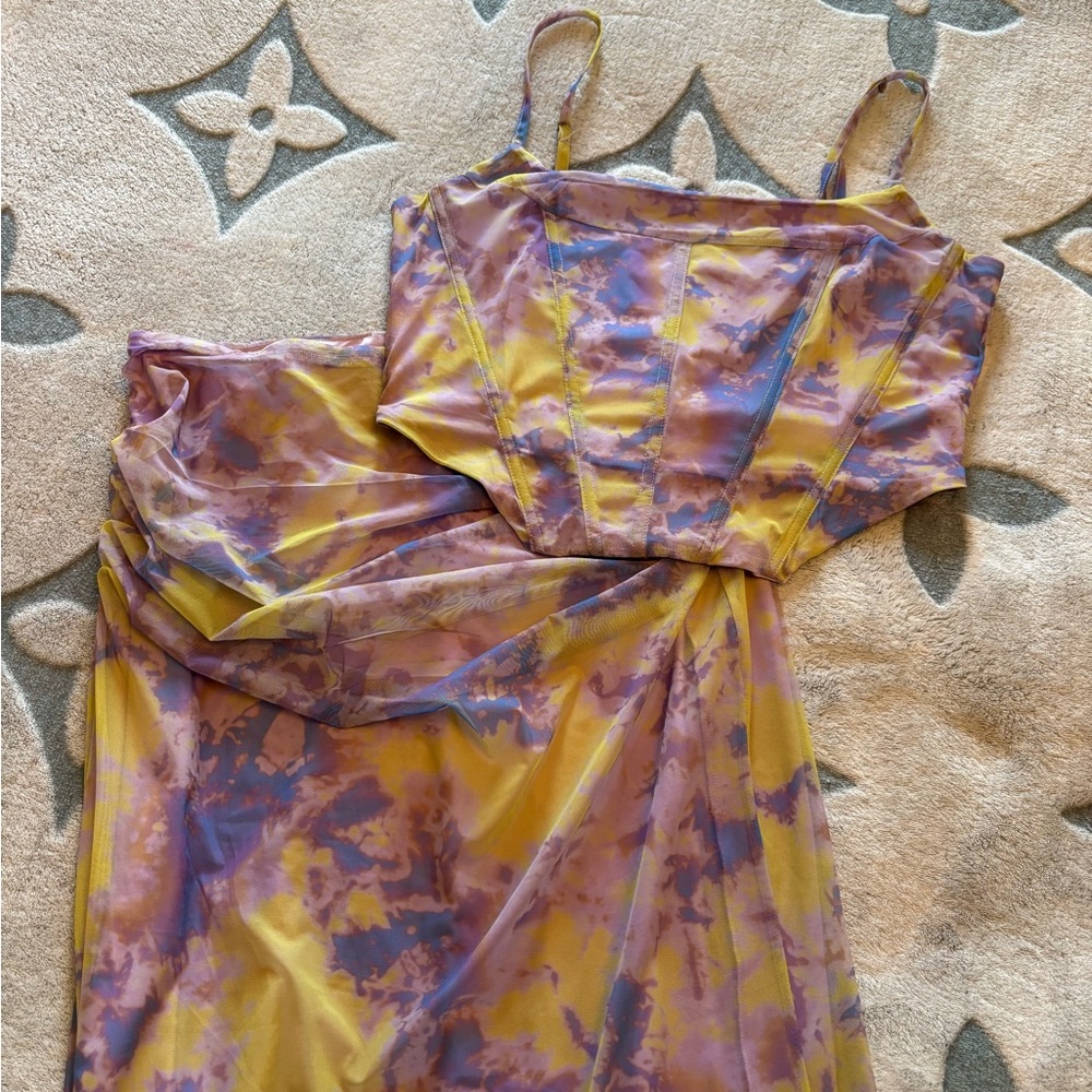 Colorful Tie-Dye Dress